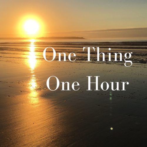 sunrise - one thing one hour